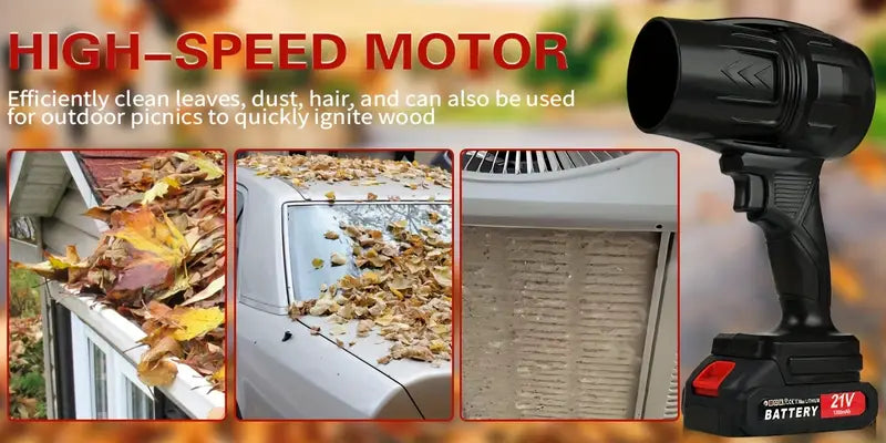 Portable Wind Master Blower Turbojet Fan, Large Air Volume, Suitable For Indoor Cleaning, Camping, Car, Lawn Cleaning,