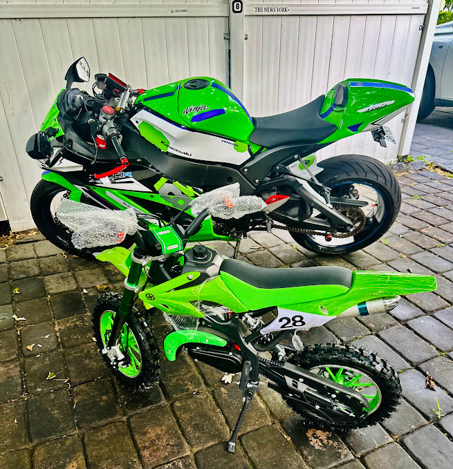 2 Stroke Pocket-bike Gas powered Pull-start .New