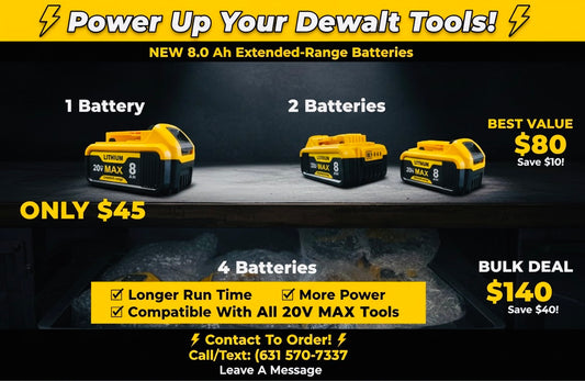 Battery for Dewalt power tools