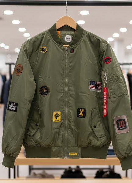 john finnin bomber jacket new with tags