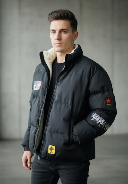 puffer jacket men size L