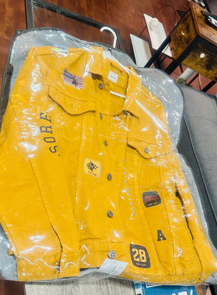 men denim jacket size L